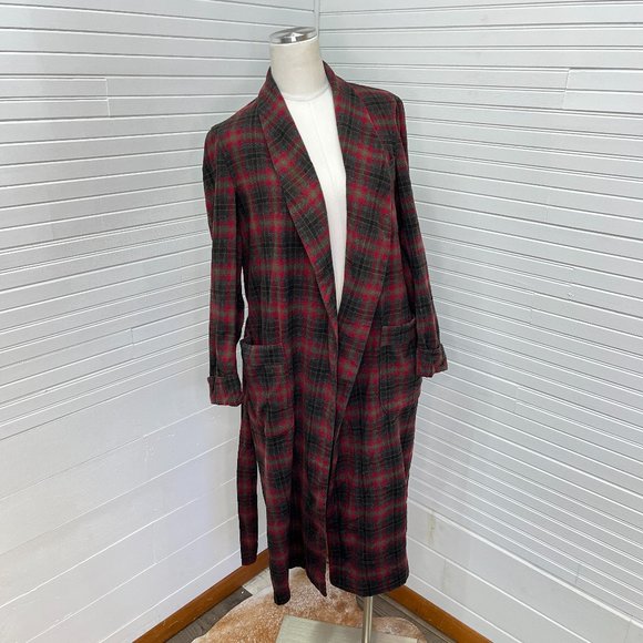 *Vintage* Pendleton Virgin Wool Belted Robe - Picture 6 of 9